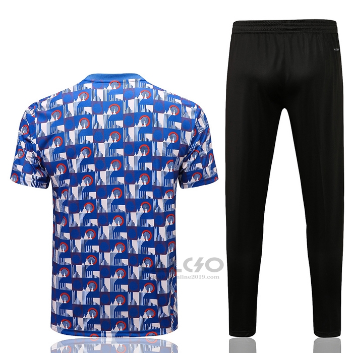 Tuta da Track Arsenal Manica Corta 2022-2023 Blu